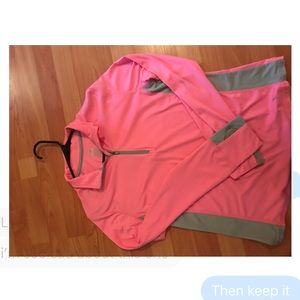 Pink work out top